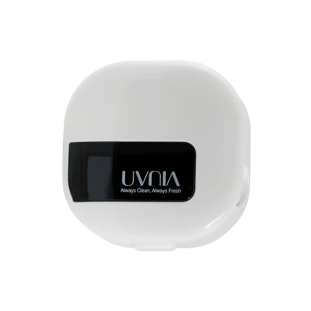 UVNIA Set of 2 UV-C LED Portable Toothbrush Sanitizers Rechargeable White & Blue